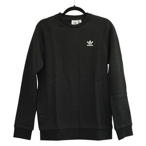 NWT Adidas Originals Sweater Essential Fleece Crew Pullover Black Size Unisex S